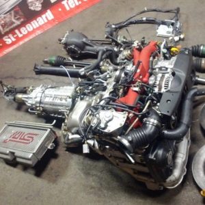JDM SUBARU WRX STI EJ20T SPEC-C VERSION 9 VF36 MOTOR MT TRANSMISSION DCCD HARNESS ECU BREMBO KIT