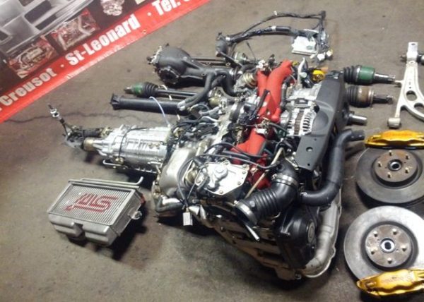 JDM SUBARU WRX STI EJ20T SPEC-C VERSION 9 VF36 MOTOR MT TRANSMISSION DCCD HARNESS ECU BREMBO KIT