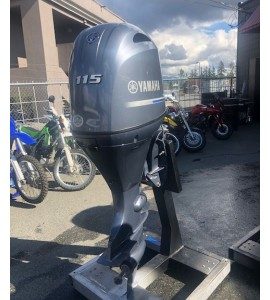 USED 2018 YAMAHA F115XB OUTBOARD MOTOR