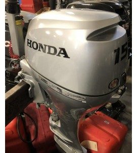 USED 2016 HONDA BF15 – 20 INCH OUTBOARD MOTOR