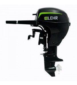 LEHR 15.0HP PROPANE POWERED 4 STROKE OUTBOARD ENGINE, LONG SHAFT, ELECTRIC START, REMOTE STEERING