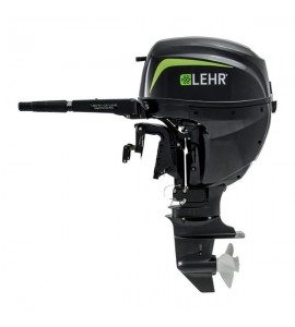 LEHR 15.0HP PROPANE POWERED 4 STROKE OUTBOARD ENGINE, SHORT SHAFT, ELECTRIC START, REMOTE STEERING