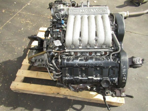 JDM Mitsubishi 3000gt 6G72 Twin Turbo Engine 5 speed AWD Transmission 6G72-TT