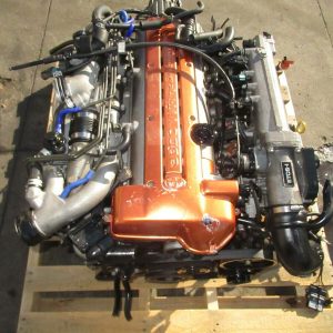 JDM Toyota 2JZGTE VVTi Twin Turbo 3.0L DOHC Engine Wiring Harness Ecu Maf Sensor