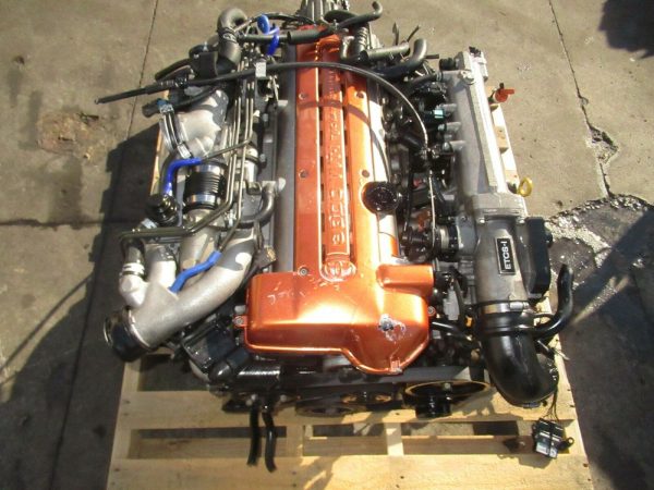 JDM Toyota 2JZGTE VVTi Twin Turbo 3.0L DOHC Engine Wiring Harness Ecu Maf Sensor