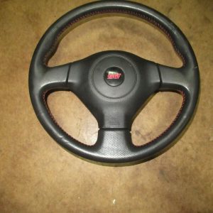2002-2007 Subaru impreza WRX STi Black Leather Steering Wheel OEM SRS GDB GDA