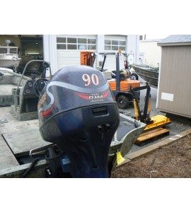 USED 2000 EVINRUDE 90HP FUEL INJECTED OUTBOARD MOTOR