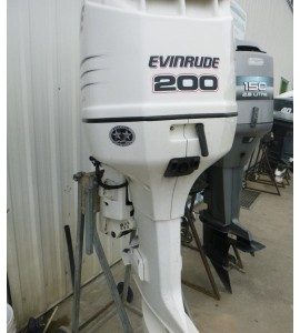 USED 2003 EVINRUDE 200 HP DI OUTBOARD MOTOR