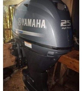 USED 2010 YAMAHA 25HP HIGH THRUST OUTBOARD MOTOR