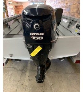 USED 2011 EVINRUDE E-TEC 150 HP JET 25 IN SHAFT OUTBOARD MOTOR