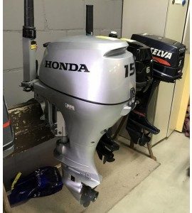 USED 2015 HONDA BF 15 FOUR STROKE OUTBOARD MOTOR