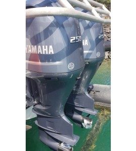 USED 2017 PAIR YAMAHA F250UCA 250HP OUTBOARDS MOTOR