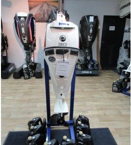 USED 2019 EVINRUDE E 30 DRS LONG SHAFT OUTBOARD MOTOR