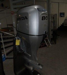 USED 2018 HONDA BF 80 LRTU OUTBOARD MOTOR