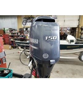 USED 2013 YAMAHA F150 – 20 IN SHAFT OUTBOARD MOTOR